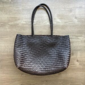 Madewell Handwoven Leather Tote
